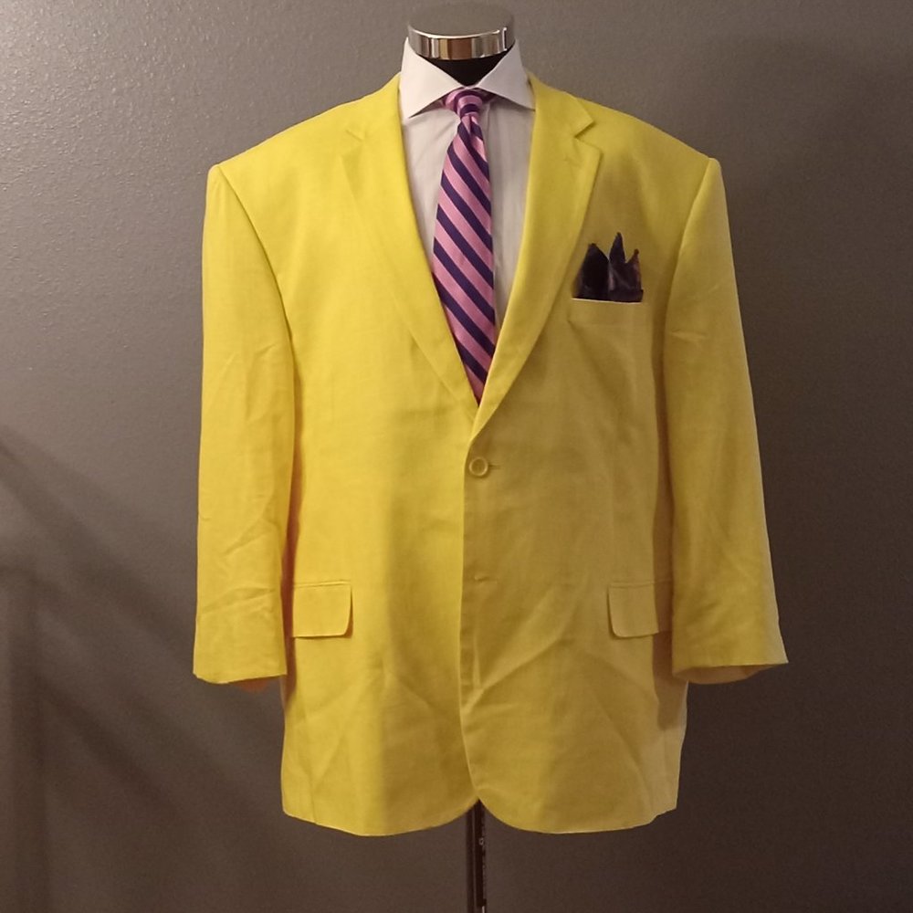 John Blair Mens Pre-Owned Sport Coat Blazer Sz 54 R